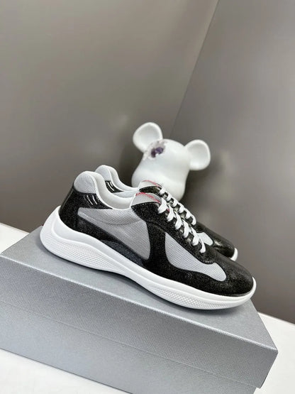 2025 Designer Styles Men's Leather Sports Casual Shoes First Layer Cowhide Platform Leather Shoes Fashion Trends