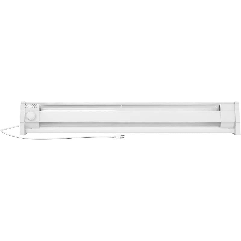 Cadet F Series 49" Portable Electric Baseboard Heater (Model: 4P1500W, Part: 05601), 5120 BTU, 120 Volt, 1500 Watt, White