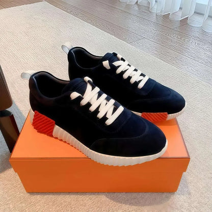 Designer Suede Casual Shoes Trainers Patchwork Men Bounce Women Sneaker luxury designer shoes Bouncing Breathable famous