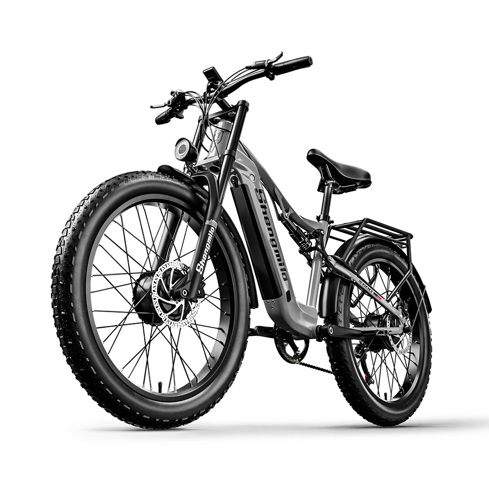 Shengmilo S600 Electric Bike Dual Motor2000W  48V17.5AH Battery 26 Inch e bike Fat tire Ebike Men's Mountain Electric Bicycle