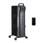 Portable Oil Space Heater with Remote Control, 7 OilFilled Fins, Adjustable Thermostat, 3 Heat Settings, TipOver and Overheat Pr