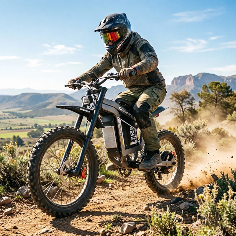 Electric Bike Off-road R19 Electric Motorcycle 72V 40ah Lithium Battery NFC Ebik 6000W New In Gearless Motors Speed 85Kmh Speed