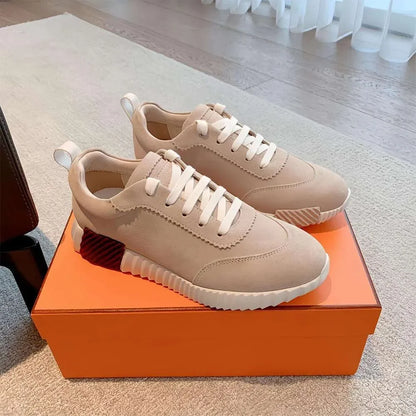 Designer Suede Casual Shoes Trainers Patchwork Men Bounce Women Sneaker luxury designer shoes Bouncing Breathable famous