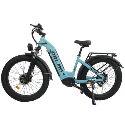 ORLMS MN-6 adult E-bike 26-inch All-terrain fat tire E-Mountain bike 1000W*2 motor 52V 23Ah battery  Electric Bike