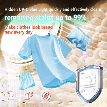 New Upgraded Portable Washing Machine 16L Mini Foldable Washer with UV-C Cleaning Ideal for Hotel, Home, Apartment and Camping