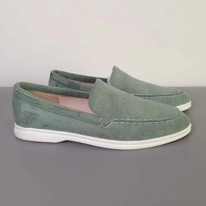 Classic Brand Suede Leather Loafers Men Casual Shoes Luxury Mens Breathable Slip on Driving Shoes Moccasins W251205
