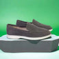 Classic Brand Suede Leather Loafers Men Casual Shoes Luxury Mens Breathable Slip on Driving Shoes Moccasins W251205